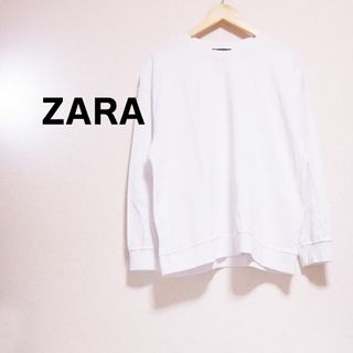 ZARA - ZARA ザラ　カットソー　白　オーバーサイズ　レディース　ホワイト　体型隠し