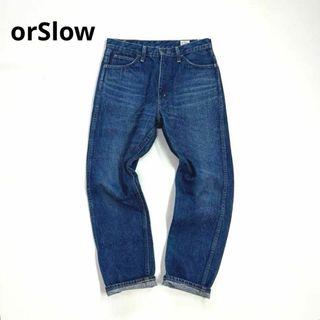 オアスロウ(orSlow)のオアスロウ  orSlow M/2 デニムパンツ　インディゴ　クロップド(デニム/ジーンズ)