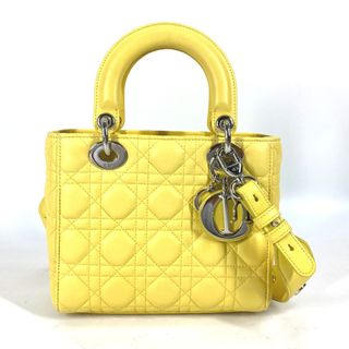 ディオール(Dior)のディオール Dior My ABCDior M0532PCAL  レディディオール LADYDIOR 2WAY ハンドバッグ スター ショルダーバッグ ハンドバッグ ラムスキン イエロー(ハンドバッグ)