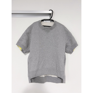 サカイラック(sacai luck)のサカイラック　スエットバックレース半袖　(Tシャツ(半袖/袖なし))