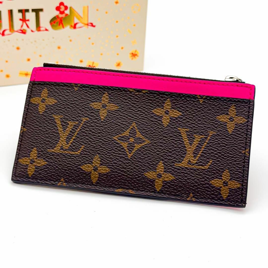 LOUIS VUITTON(ルイヴィトン)の【未使用級】IC搭載 箱付き ルイヴィトン モノグラム マカサー コインカード レディースのファッション小物(コインケース)の商品写真