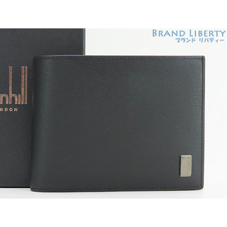 ダンヒル(Dunhill)の未使用ダンヒルサイドカー二つ折り財布コンパクト財布ブラックカーフレ(折り財布)