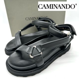 CAMINANDO - 〈新品〉CAMINANDO カミナンド【23cm】フラット ストラップ サンダル