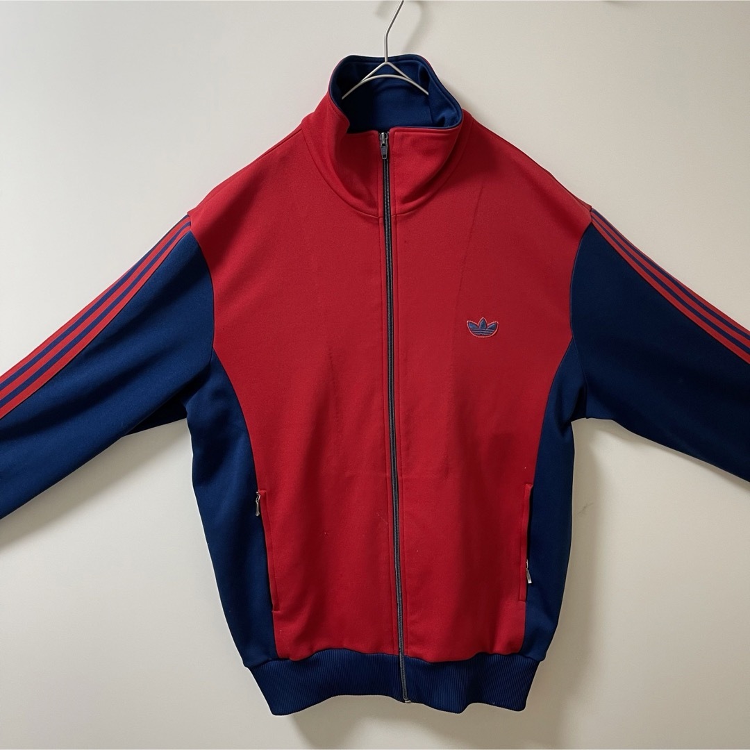 adidas - 70sXL】アディダス刺繍トラックジャケット古着ジャージ adidas - 70sXL】アディダス刺繍トラックジャケット古着ジャージ