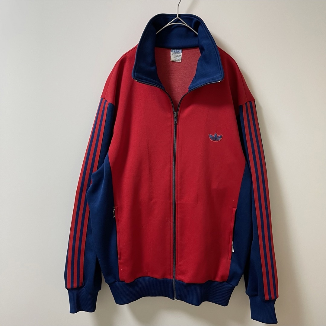 adidas - 70sXL】アディダス刺繍トラックジャケット古着ジャージ adidas - 70sXL】アディダス刺繍トラックジャケット古着ジャージ
