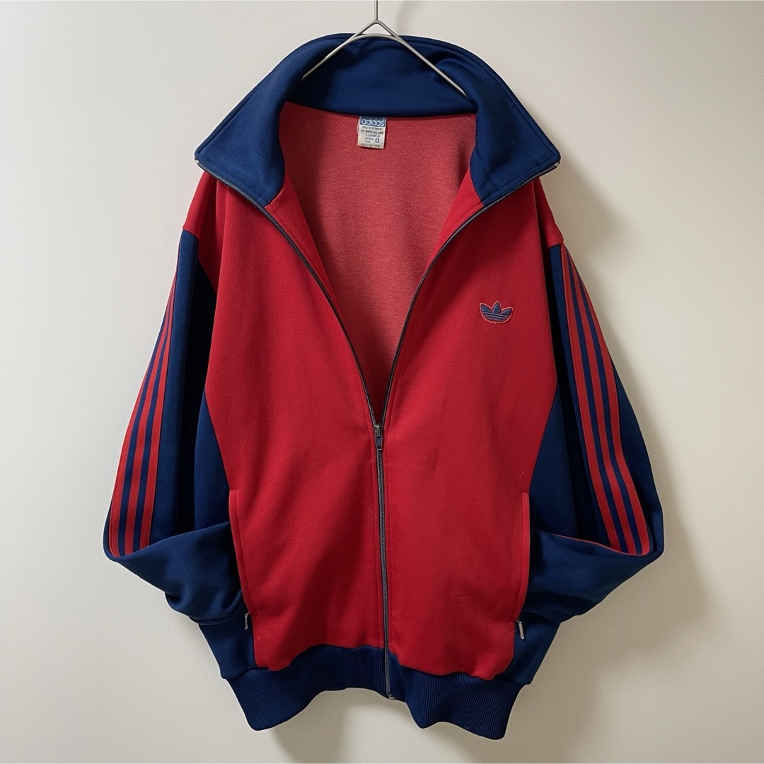 adidas - 70sXL】アディダス刺繍トラックジャケット古着ジャージ adidas - 70sXL】アディダス刺繍トラックジャケット古着ジャージ