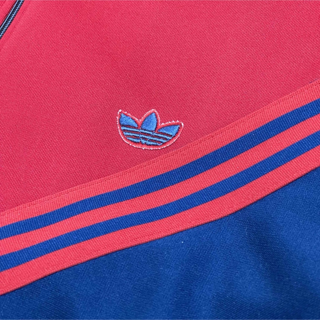 adidas - 70sXL】アディダス刺繍トラックジャケット古着ジャージ adidas - 70sXL】アディダス刺繍トラックジャケット古着ジャージ