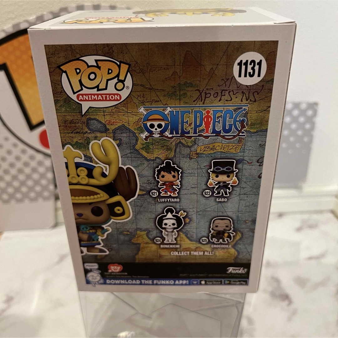 ONE PIECE(ワンピース)の激レアFUNKO POP! ワンピース　アーマード　チョッパー　メタリック限定 エンタメ/ホビーのフィギュア(アニメ/ゲーム)の商品写真