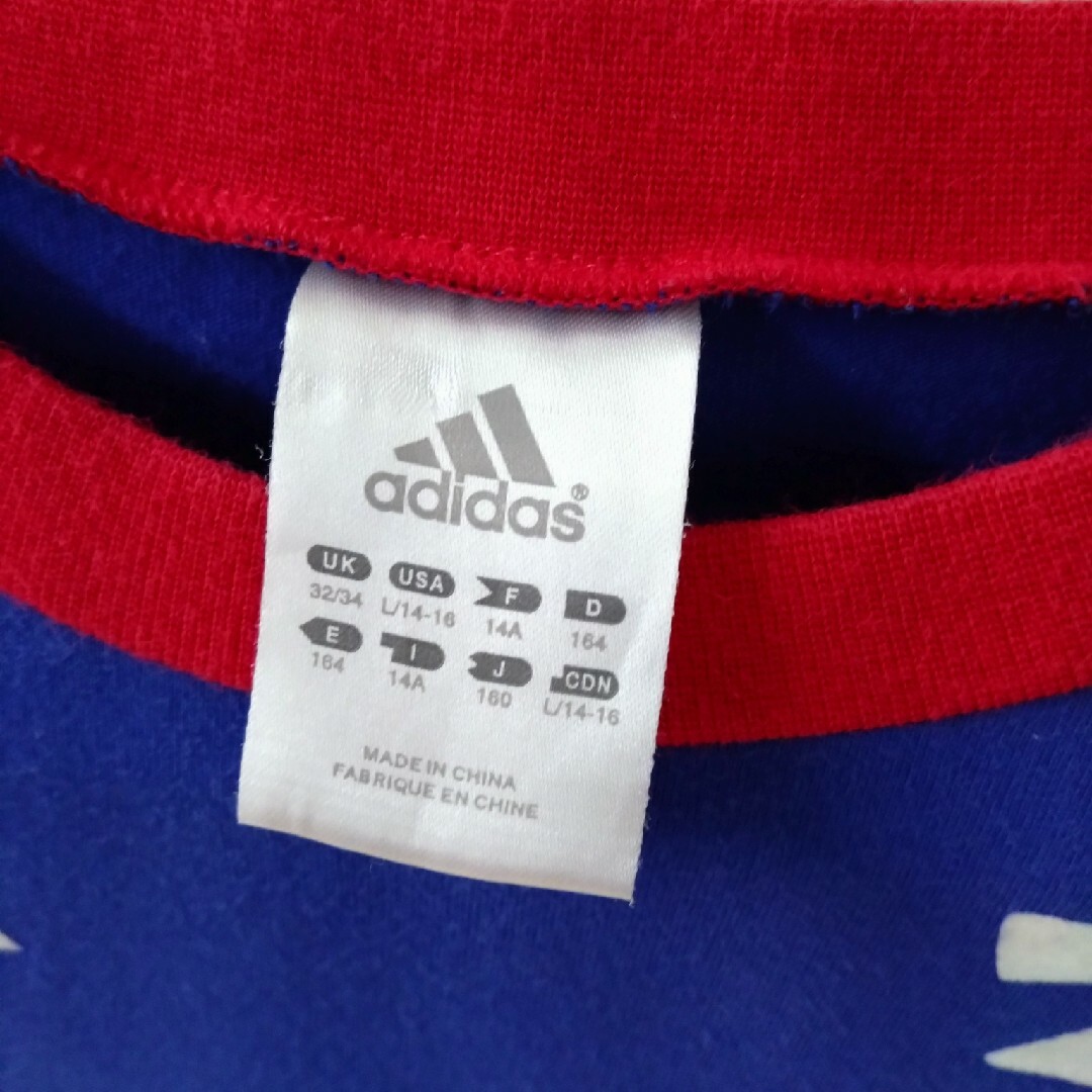 adidas(アディダス)の160 アディダス　Tシャツ キッズ/ベビー/マタニティのキッズ服男の子用(90cm~)(Tシャツ/カットソー)の商品写真