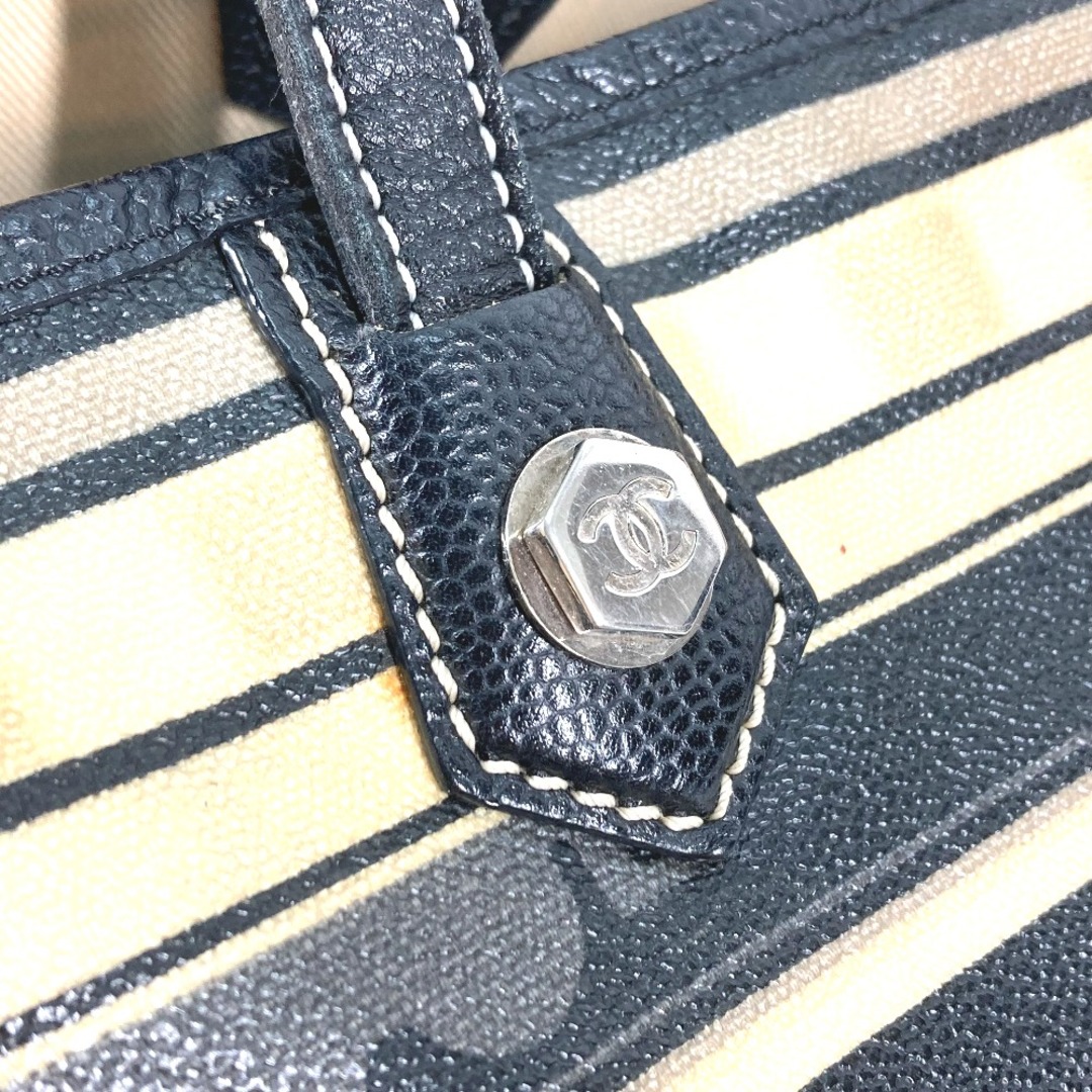 CHANEL(シャネル)のシャネル CHANEL セントラルステーション  バッグ カバン 肩掛け ハンドバッグ トートバッグ PVC/レザー ブラック メンズのバッグ(トートバッグ)の商品写真