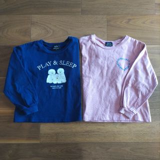 プティマイン(petit main)のプティマイン　長袖トップス　2枚セット　120(Tシャツ/カットソー)