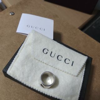 グッチ(Gucci)の美品 GUCCI シルバー925リング イタリア製 10号(リング(指輪))