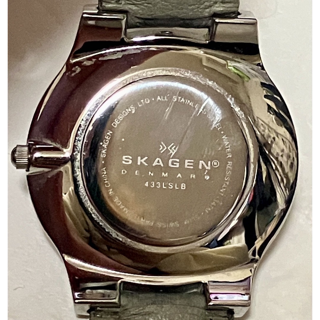 SKAGEN(スカーゲン)のSKAGEN 433LSLB クォーツ24年５月電池交換済　稼働品 メンズの時計(腕時計(アナログ))の商品写真