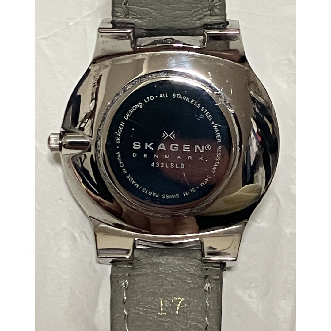 SKAGEN(スカーゲン)のSKAGEN 433LSLB クォーツ24年５月電池交換済　稼働品 メンズの時計(腕時計(アナログ))の商品写真
