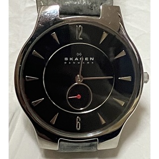 スカーゲン(SKAGEN)のSKAGEN 433LSLB クォーツ24年５月電池交換済　稼働品(腕時計(アナログ))