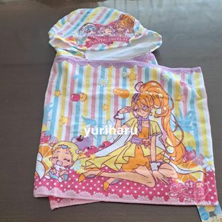 バンダイ(BANDAI)のフード付き スポーツタオル　ラップタオル　HUGっと!プリキュア　プール　海(その他)