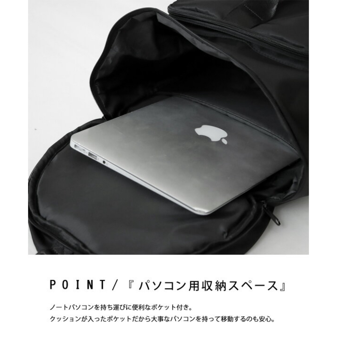 リュック ボストンバッグ ショルダー ブラック 多機能 大容量 軽量 バッグ メンズのバッグ(バッグパック/リュック)の商品写真