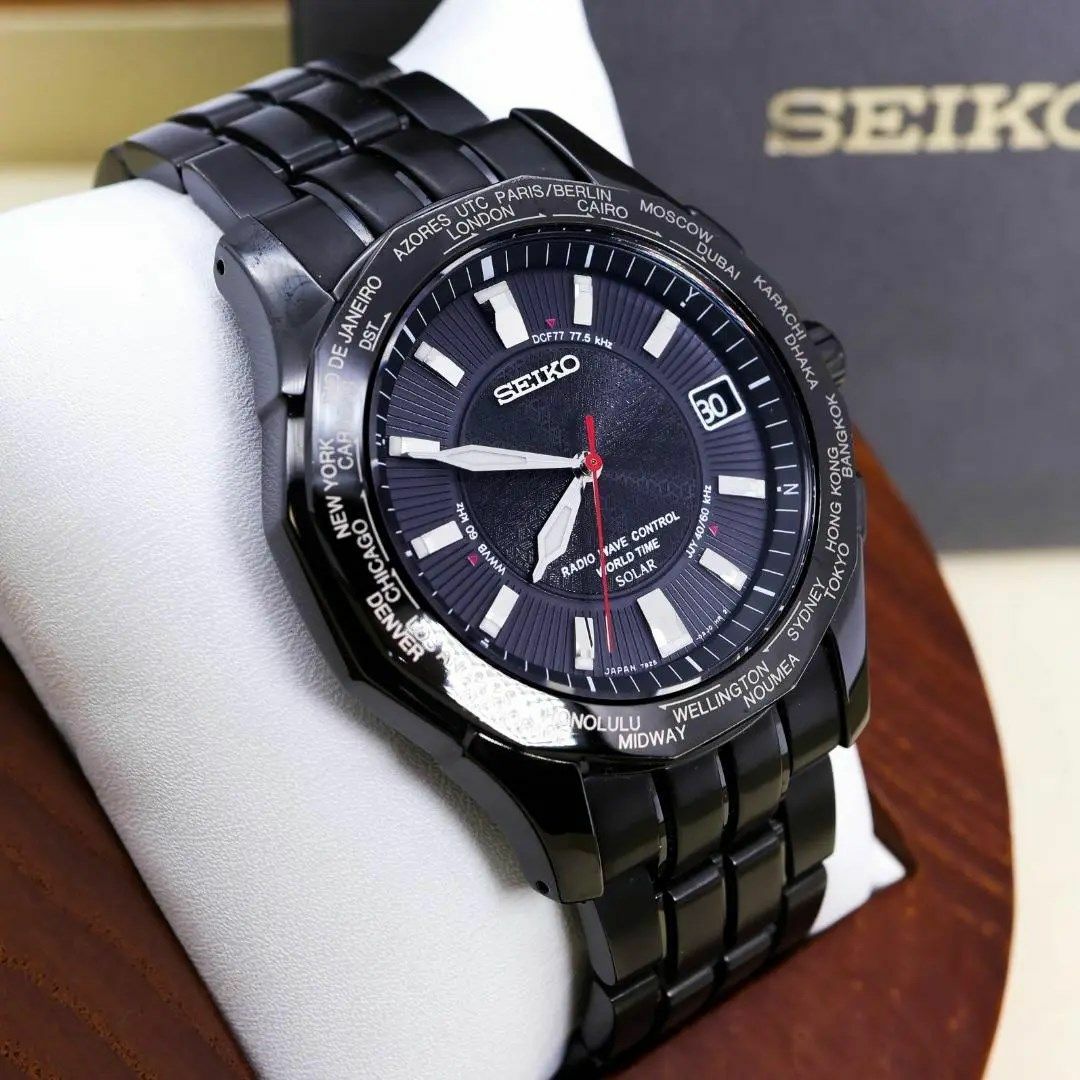 SEIKO(セイコー)の◆美品 稼働 SEIKO BRIGHTZ 腕時計 電波ソーラー 7B25 メンズの時計(腕時計(アナログ))の商品写真
