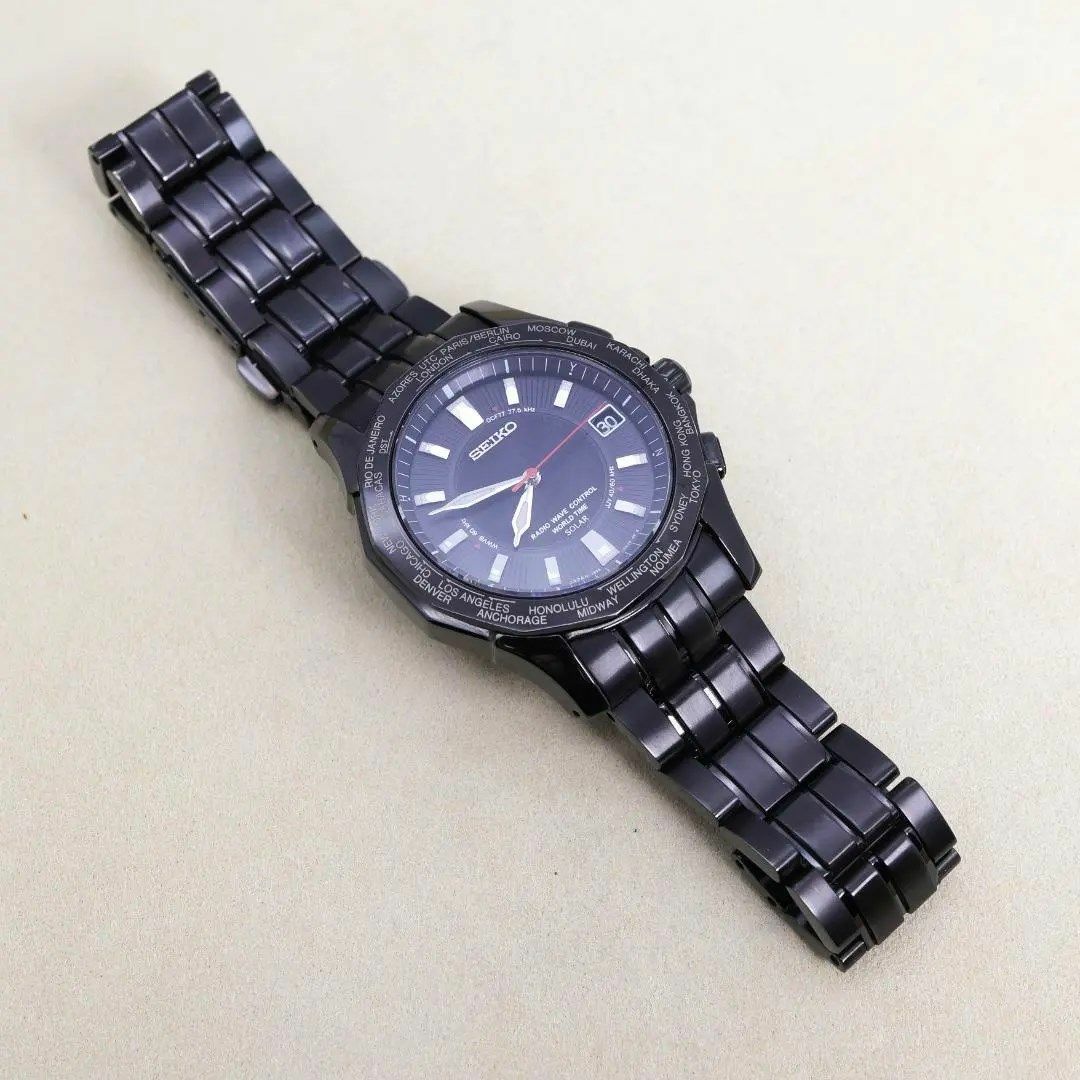 SEIKO(セイコー)の◆美品 稼働 SEIKO BRIGHTZ 腕時計 電波ソーラー 7B25 メンズの時計(腕時計(アナログ))の商品写真