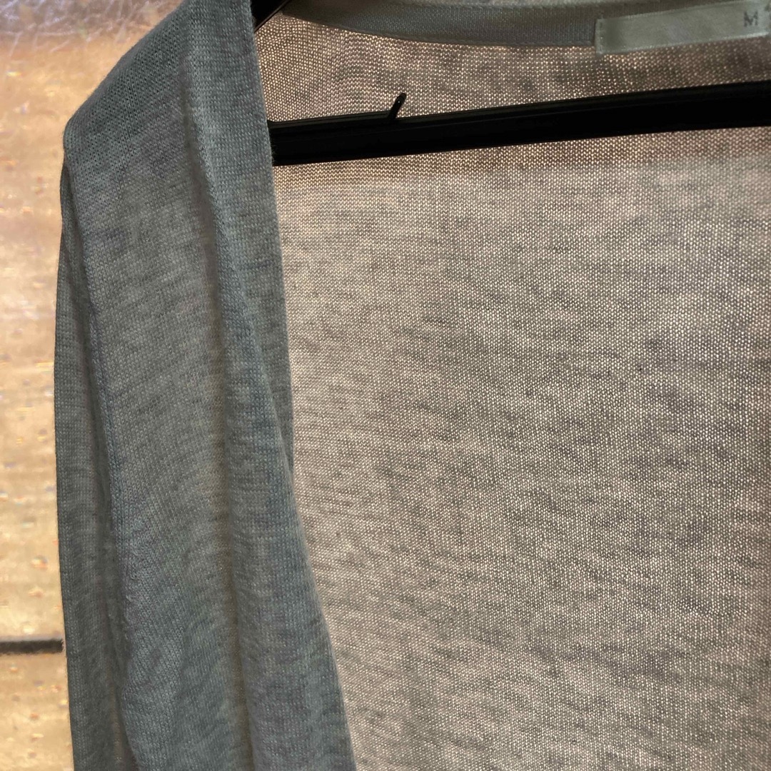 薄手長袖カーディガン⭐︎ライトグレー レディースのトップス(カーディガン)の商品写真