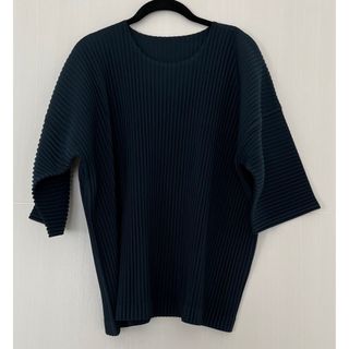 PLEATS PLEASE ISSEY MIYAKE - HOMME PLISSÉ ISSEY MIYAKEプリーツ　カットソー　トップス