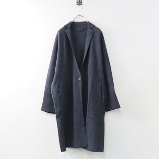 アイシービー(ICB)のオンワード樫山 アイシービー ICB Wool Stretch ニットコーディガン L/ネイビーグレー アウター カーディガン【2400013868020】(カーディガン)