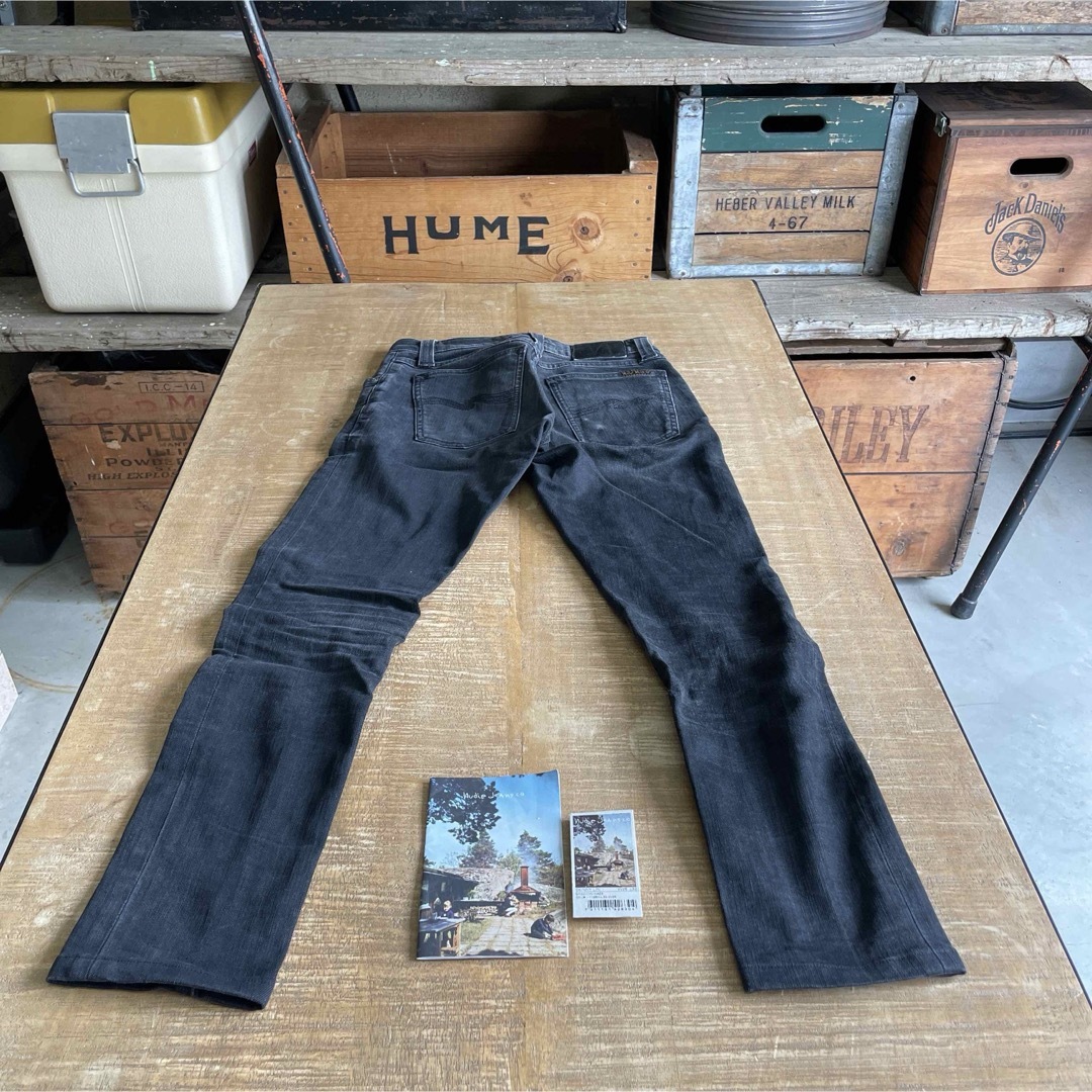 Nudie Jeans(ヌーディジーンズ)のヌーディー Nudie Jeans スキニーリン skinnylin 26 黒 メンズのパンツ(デニム/ジーンズ)の商品写真