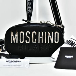 モスキーノ(MOSCHINO)のほぼ新品 鑑定済 MOSCHINO モスキーノ ボディバッグ ショルダーバッグ(ボディーバッグ)