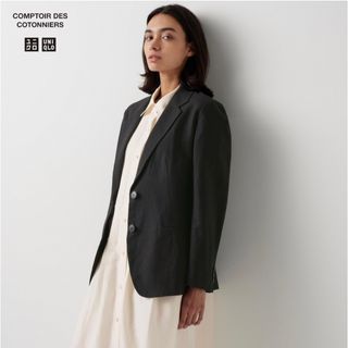 ユニクロ(UNIQLO)のユニクロ UNIQLO コントワー・デ・コトニエ リネンブレンドジャケット(テーラードジャケット)