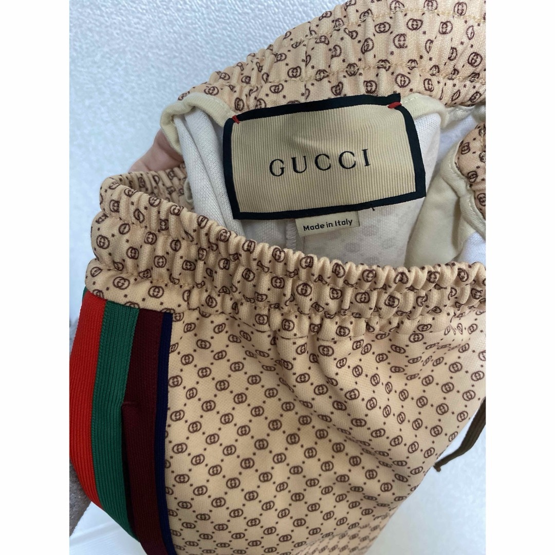 Gucci(グッチ)のGUCCIインターロッキングGロゴジャージパンツ レディースのパンツ(カジュアルパンツ)の商品写真