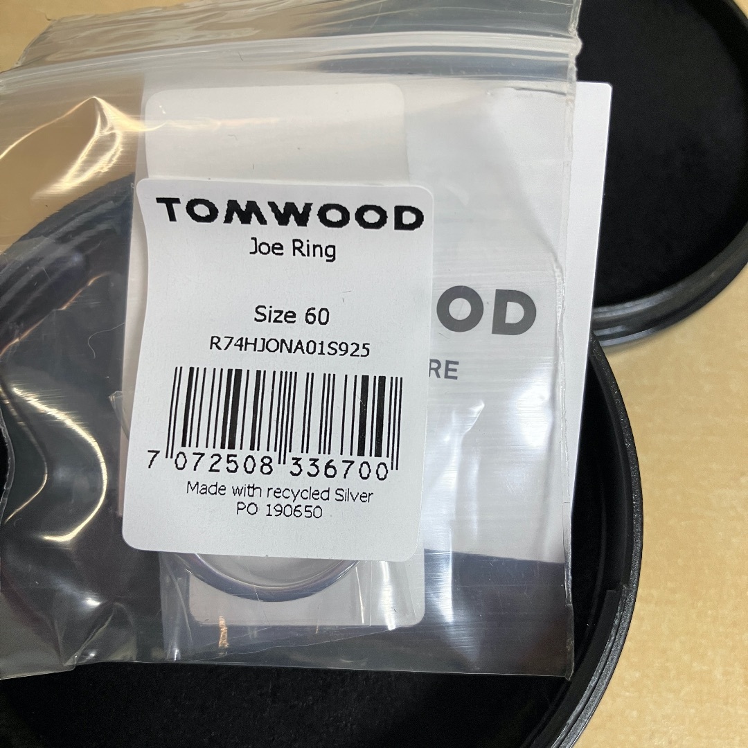 TOM WOOD(トムウッド)の新品 60 TOMWOOD JOE RING 指輪 6322 メンズのアクセサリー(リング(指輪))の商品写真