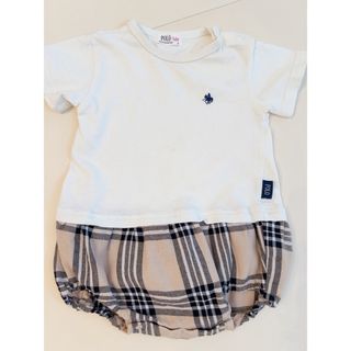 ベビーロンパース　70.75 ポロベビー　POLO  baby(ロンパース)