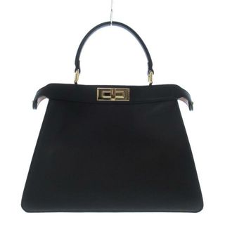 フェンディ(FENDI)のFENDI(フェンディ) ハンドバッグ レディース美品  ピーカブーアイシーユーミディアム 8BN321 黒 内ポケット取外し可 ナッパレザー(ハンドバッグ)