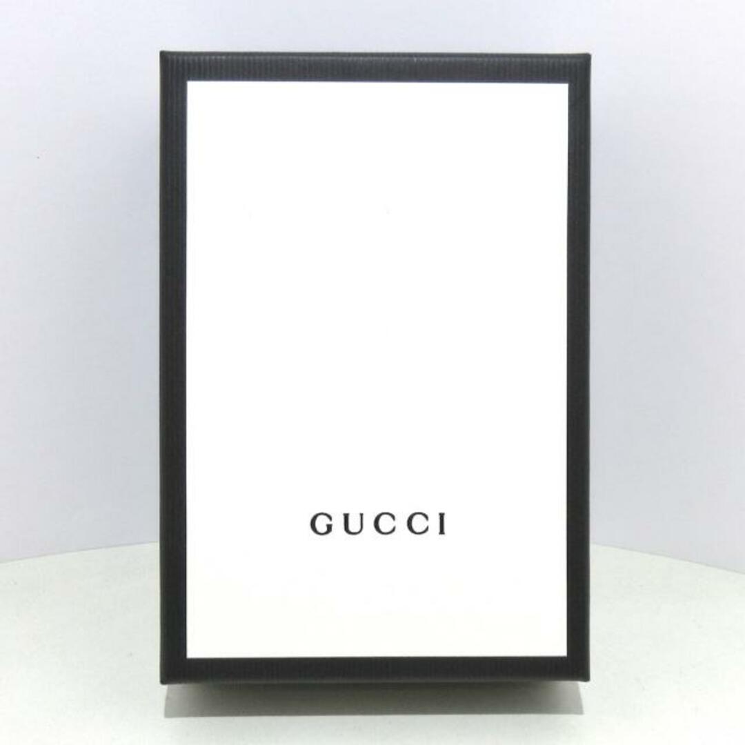 Gucci(グッチ)のGUCCI(グッチ) 2つ折り財布美品  ストロベリー プリント GGカードケース 573839 ベージュ×レッド×マルチ PVC(塩化ビニール) レディースのファッション小物(財布)の商品写真