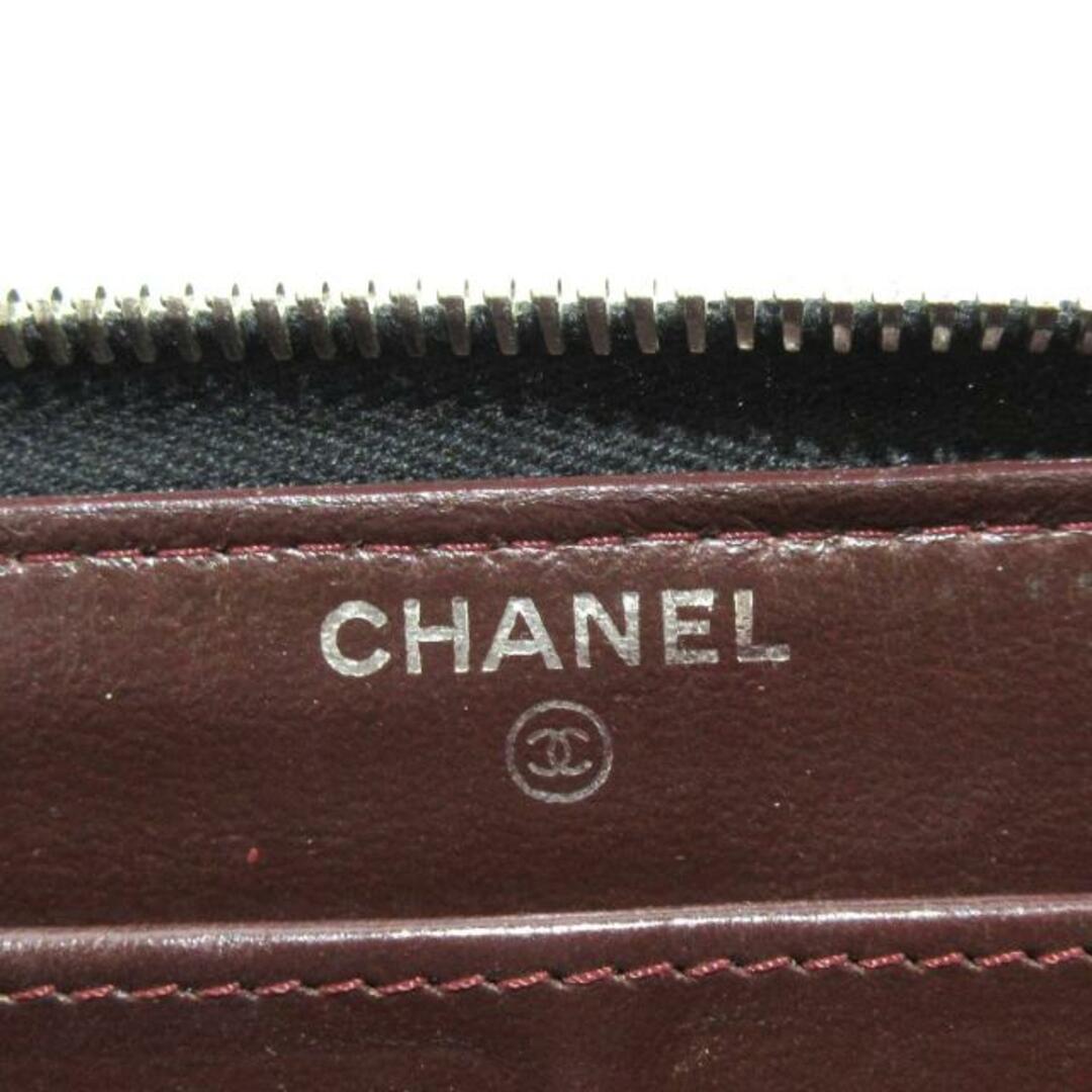 CHANEL(シャネル)のCHANEL(シャネル) 長財布 マトラッセ 黒 ラウンドファスナー ラムスキン レディースのファッション小物(財布)の商品写真
