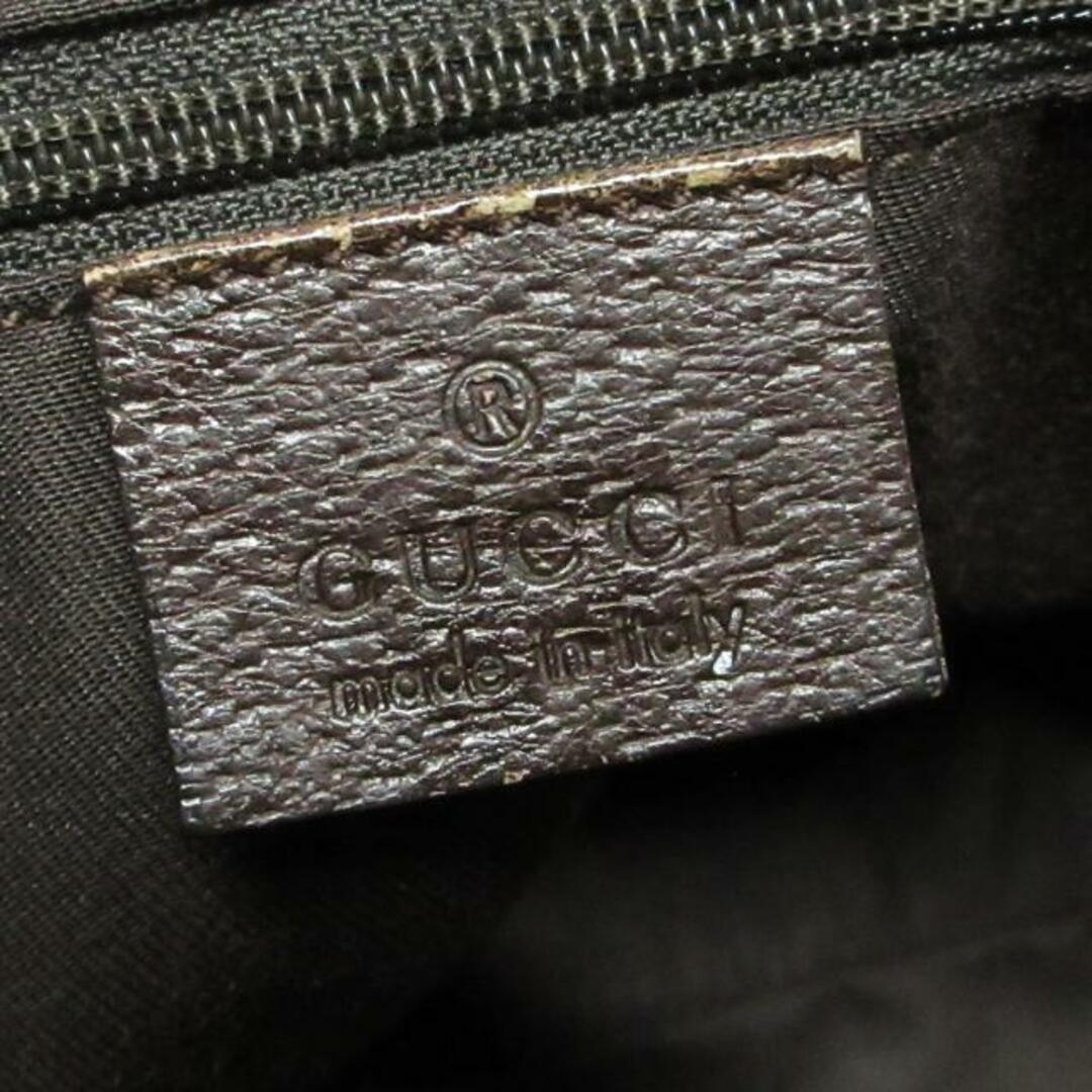 Gucci(グッチ)のGUCCI(グッチ) トートバッグ GG柄 エクリプス 121023 ベージュ×ダークブラウン ジャガード×レザー レディースのバッグ(トートバッグ)の商品写真