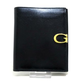 グッチ(Gucci)のGUCCI(グッチ) 2つ折り財布 - 黒 レザー(財布)