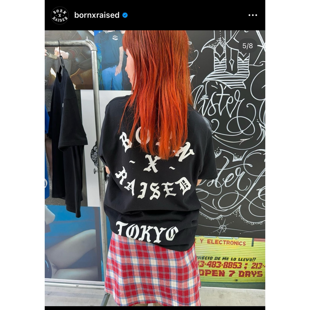 WACKO MARIA(ワコマリア)のBORN X RAISED TOKYO POP UP限定 メンズのトップス(Tシャツ/カットソー(半袖/袖なし))の商品写真