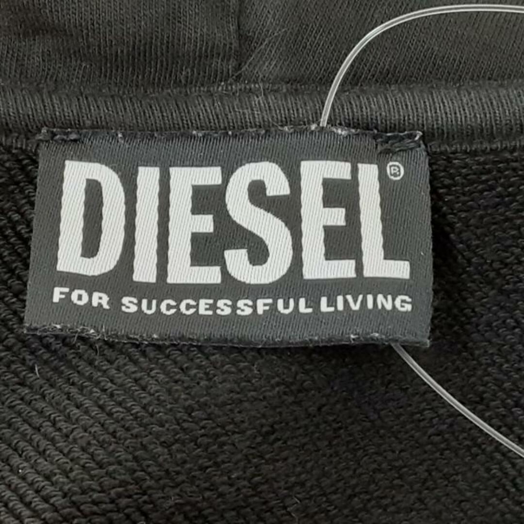 DIESEL(ディーゼル)のDIESEL(ディーゼル) パーカー メンズ美品  - 黒×ダークグレー 長袖 メンズのトップス(パーカー)の商品写真