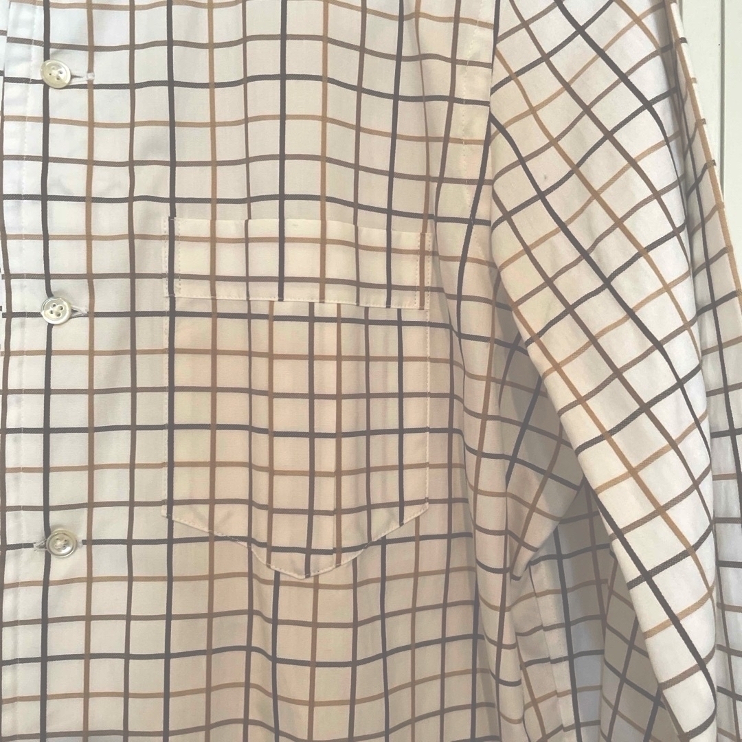 TAKEO KIKUCHI(タケオキクチ)のTAKEOKIKUCHIオープン衿シャツ長袖3コットン100% メンズのトップス(シャツ)の商品写真