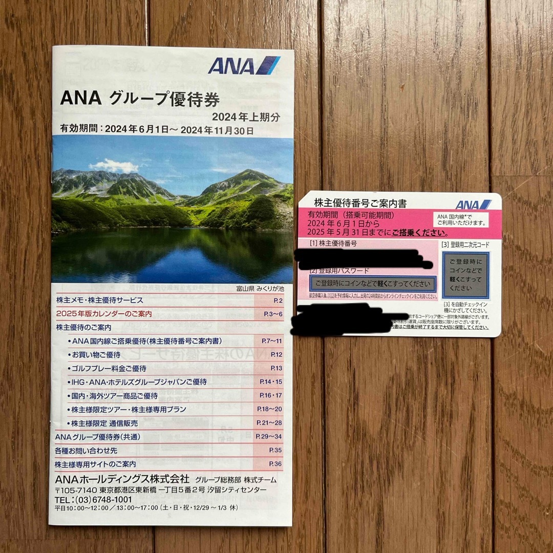 ANA(全日本空輸)(エーエヌエー(ゼンニッポンクウユ))のANA株主優待 チケットの乗車券/交通券(航空券)の商品写真