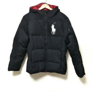 ポロラルフローレン(POLO RALPH LAUREN)のPOLObyRalphLauren(ポロラルフローレン) ダウンジャケット サイズXL レディース ビッグポニー 黒 長袖/冬(ダウンジャケット)