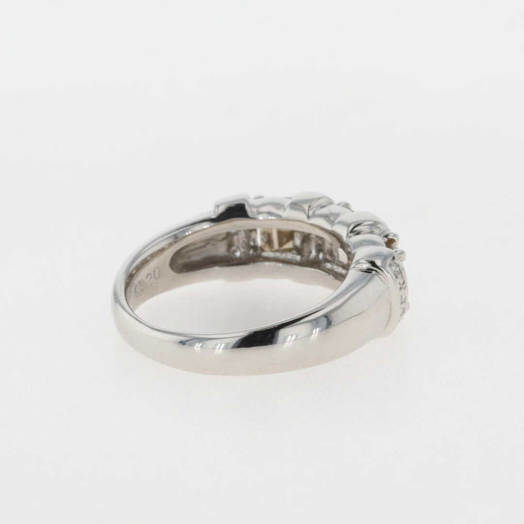 メレダイヤ デザインリング 8号 Pt900 【中古】 レディースのアクセサリー(リング(指輪))の商品写真