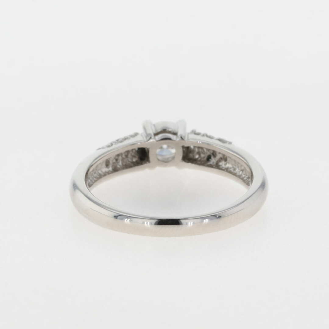 ダイヤモンド デザインリング 16号 Pt900 【中古】 レディースのアクセサリー(リング(指輪))の商品写真
