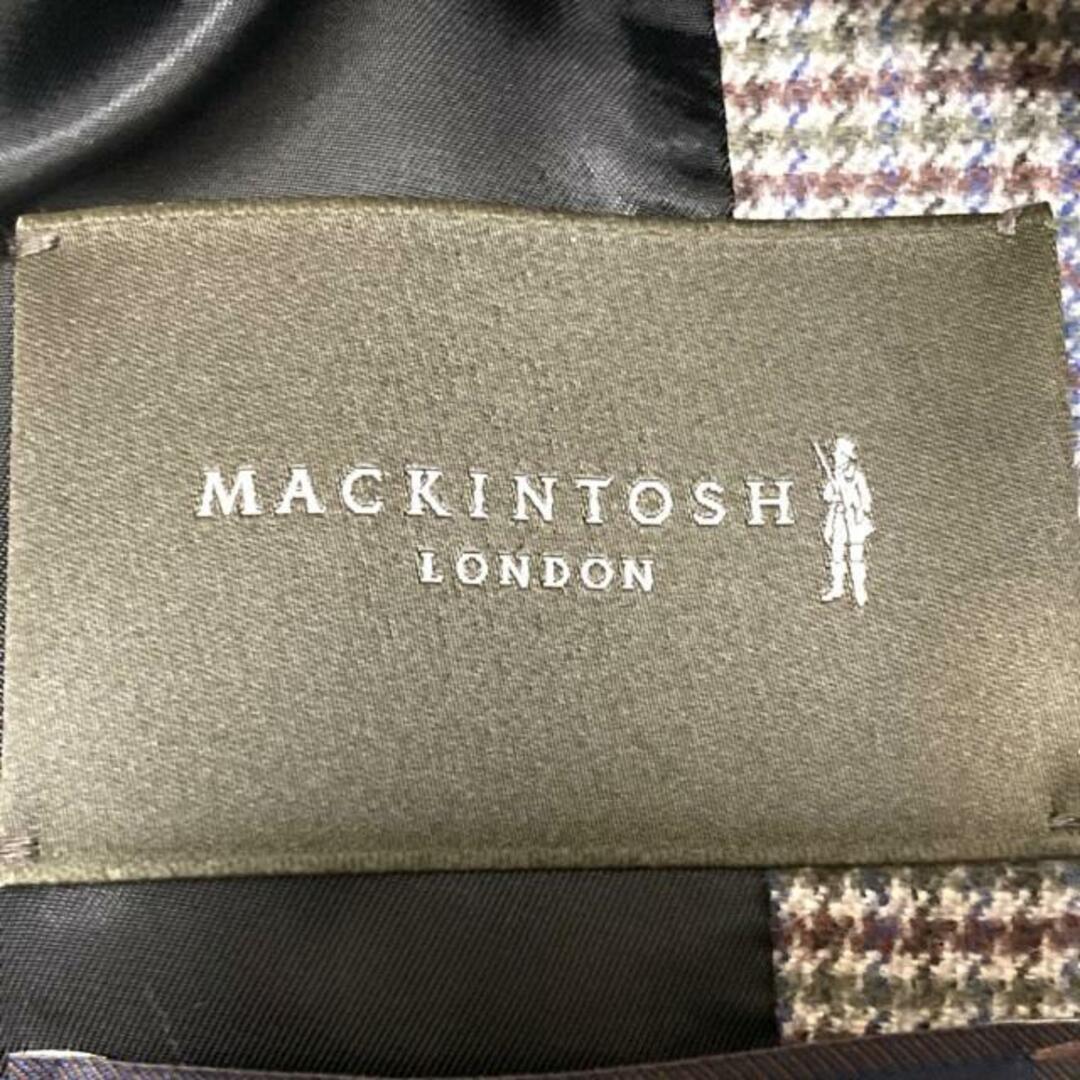 MACKINTOSH LONDON(マッキントッシュロンドン) ジャケット サイズ38 M レディース美品  - グレー×ダークブラウン×マルチ 長袖/秋/冬 レディースのジャケット/アウター(その他)の商品写真