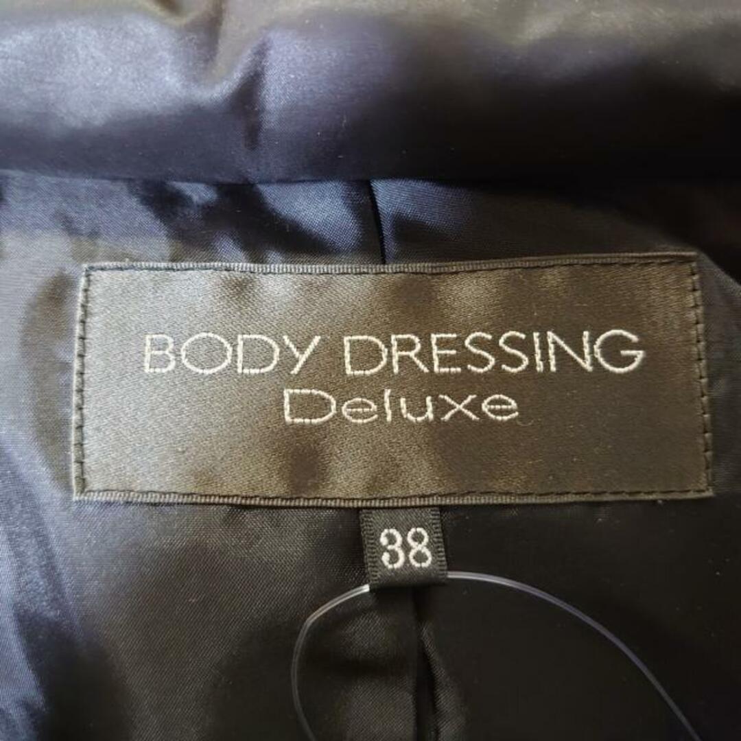 BODY DRESSING Deluxe(ボディドレッシングデラックス)のBODY DRESSING Deluxe(ボディドレッシングデラックス) ダウンコート サイズ38 M レディース美品  - 黒 長袖/冬 レディースのジャケット/アウター(ダウンコート)の商品写真