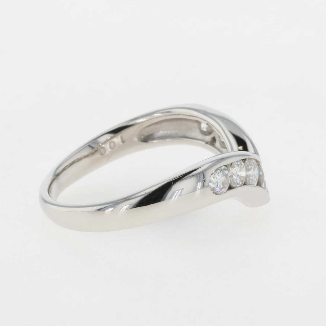 メレダイヤ デザインリング 17.5号 Pt900 【中古】 レディースのアクセサリー(リング(指輪))の商品写真