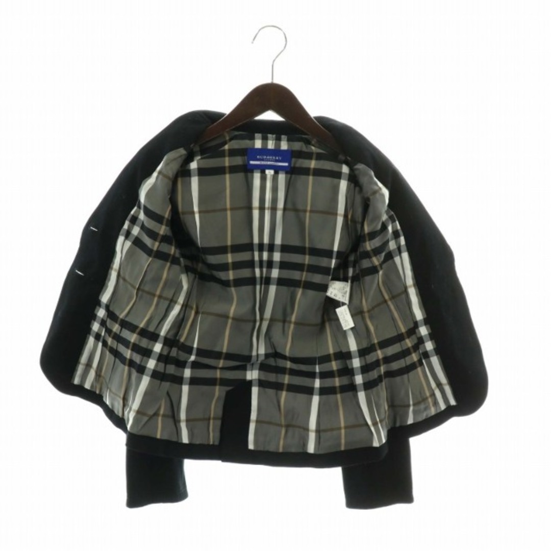 BURBERRY BLUE LABEL(バーバリーブルーレーベル)のバーバリーブルーレーベル テーラードジャケット シングル 3B 36 S 黒 レディースのジャケット/アウター(その他)の商品写真