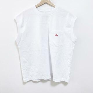 ダントン(DANTON)のDANTON(ダントン) ノースリーブTシャツ メンズ - 白 クルーネック(Tシャツ/カットソー(半袖/袖なし))