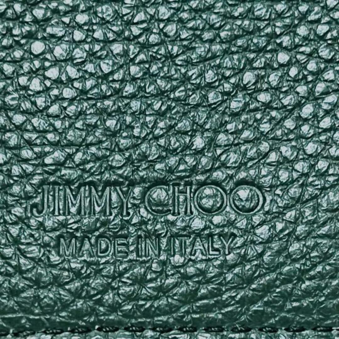 JIMMY CHOO(ジミーチュウ)のJIMMY CHOO(ジミーチュウ) コインケース - カーキ×シルバー スター(星)/スタッズ レザー×金属素材 レディースのファッション小物(コインケース)の商品写真